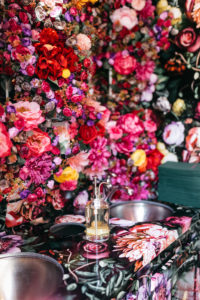 The flower-covered loo