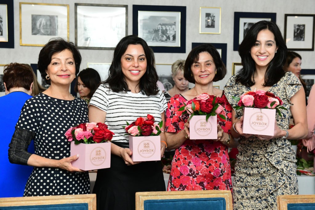 Zora Spevak, Nicole Katz, Nahid Haiz, Holly Radom at Zadok Jewelers' Pasquale Bruni luncheon at La Table.