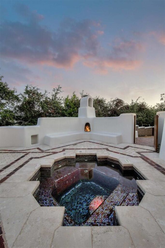 The spa is a sight to behold. 