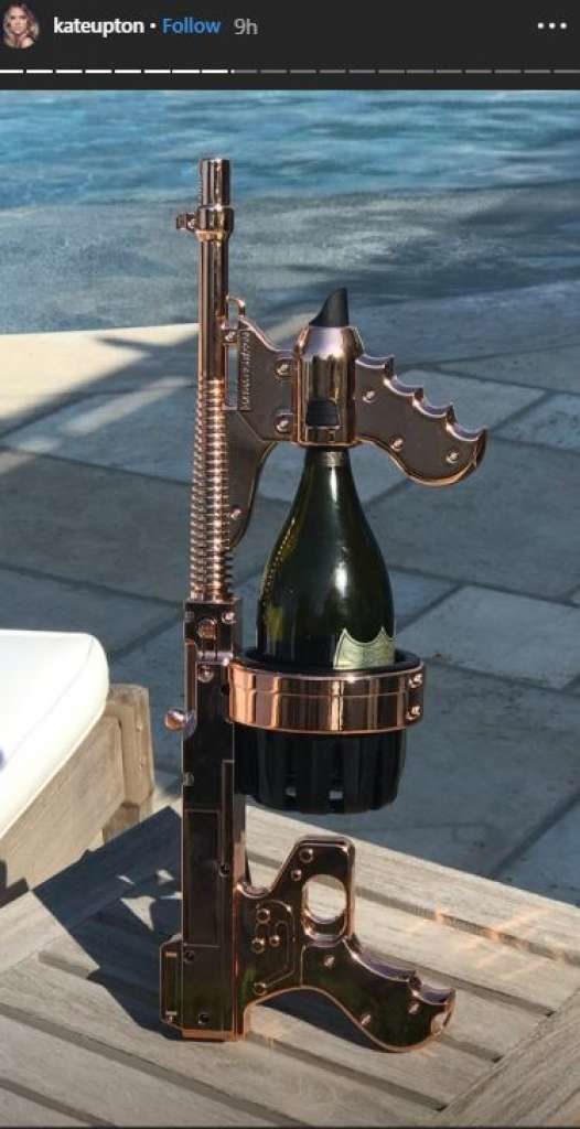 What's a birthday without champagne? 