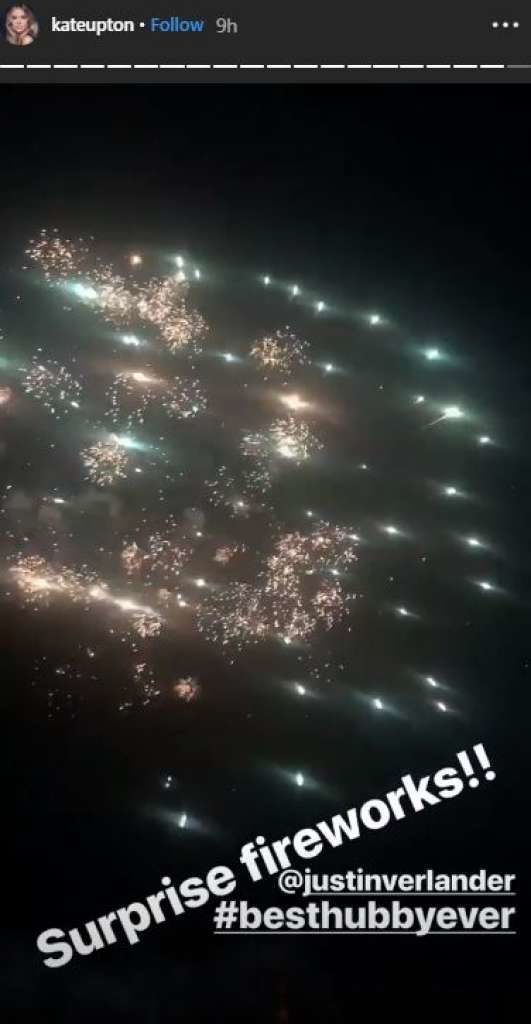 Baby, there were fireworks. 