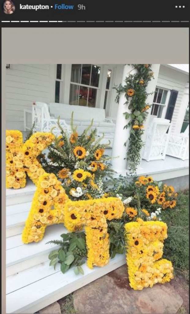We can probably thank Verlander for the flower arrangement. 