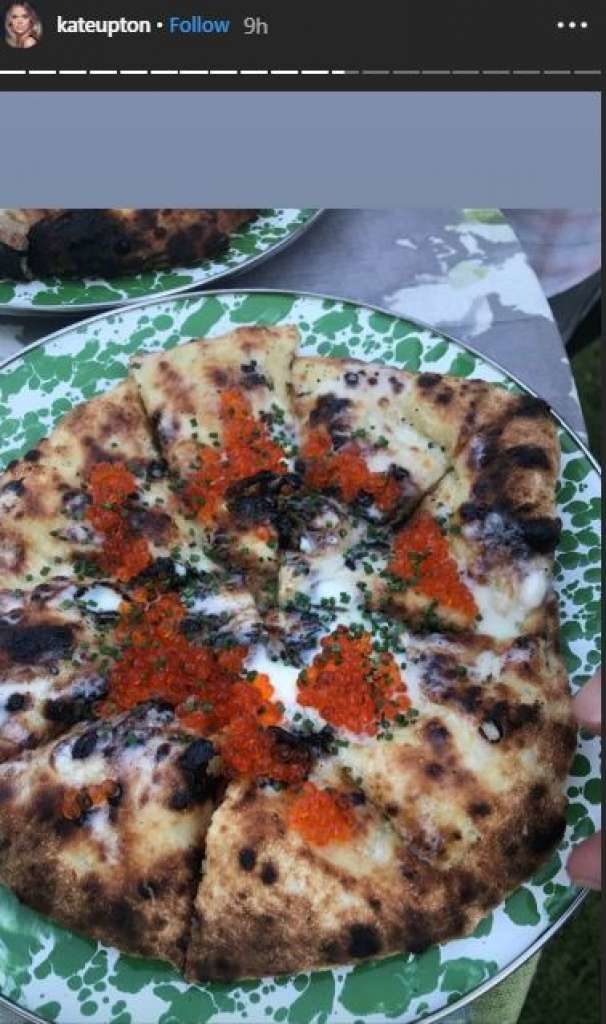 Upton got a special preview of Rosie Cannonball. 