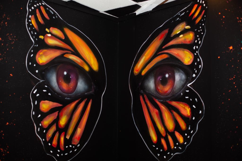 OG Millie created this piece for the Psychedelic Robot installation. 