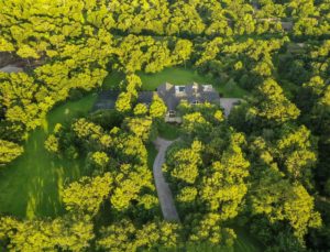 tony buzbee mansion aerial view