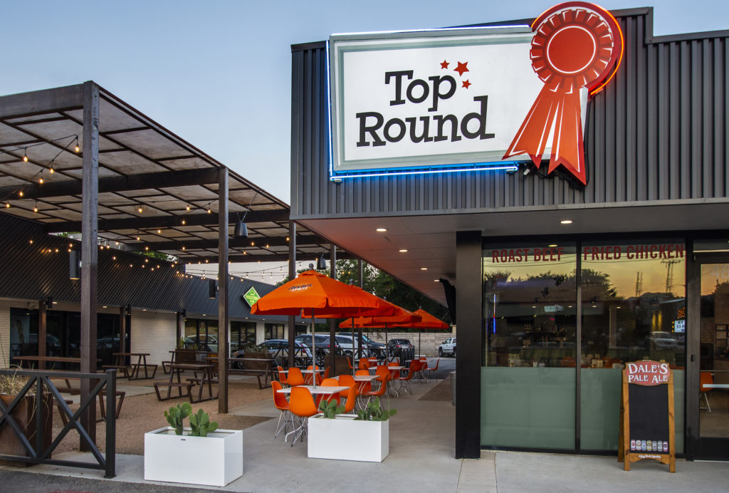 Top Round Dallas will feature an indoor-outdoor patio. Photo by Lauren Brown