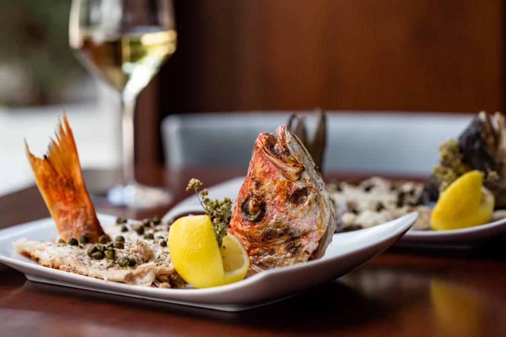 Red snapper at Ouzo Bay (Photo by Kirsten Gilliam)