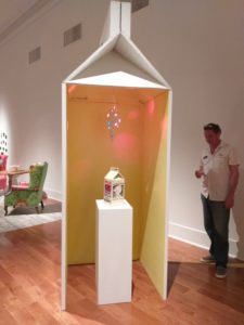 Checking out the Chuck & George action at Galveston Arts Center. (Photo by CDA)