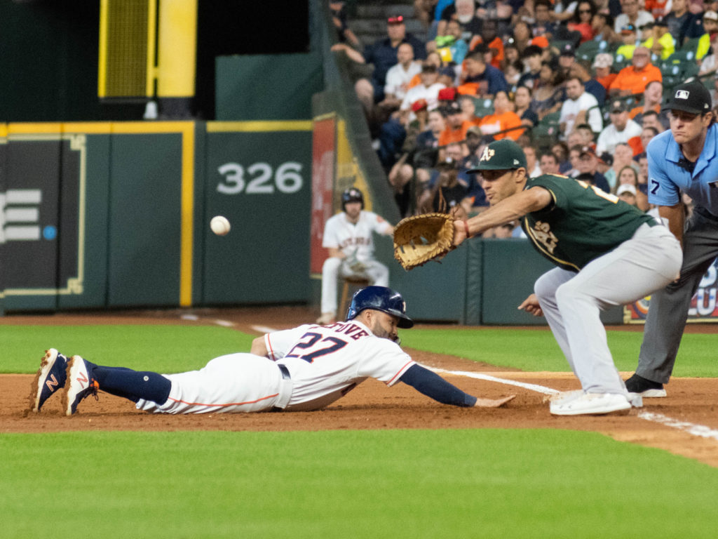 When Jose Altuve is flying around the bases, the Houston Astros are a different team. (Photo by F. Carter Smith)