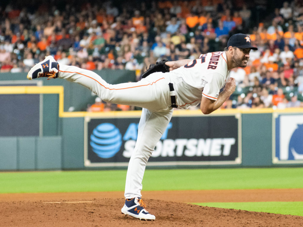 Justin Verlander just keeps getting better with age, like baseball's Tom Brady. (Photo by F. Carter Smith)