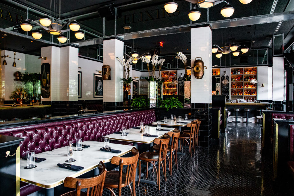 The handsome and flamboyant interior of Loch Bar. (Photo by Kirsten Gilliam)