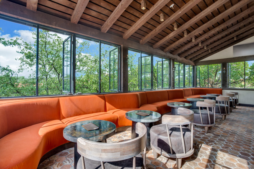 The bar atop Mi Cocina has new decor and seating.