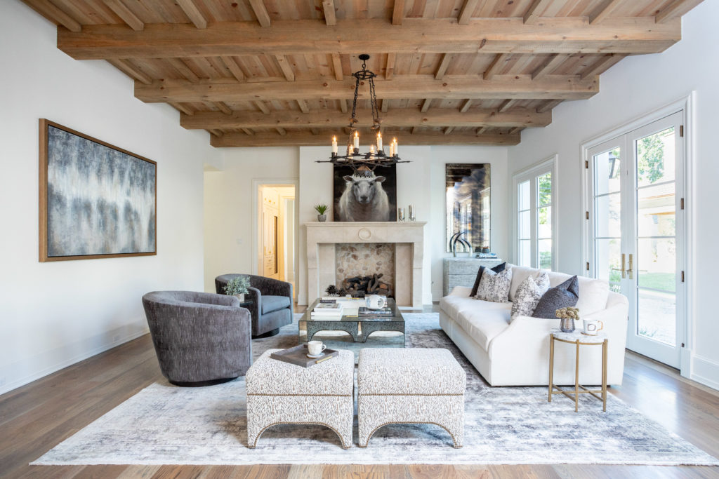 The family room opens to the kitchen. (Photo by Savannah Montgomery)