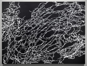 Beili Liu’s “Affine/Fragment #1-3 (Triptyc),” 2012, at Asia Society Texas Center (Courtesy the artist)