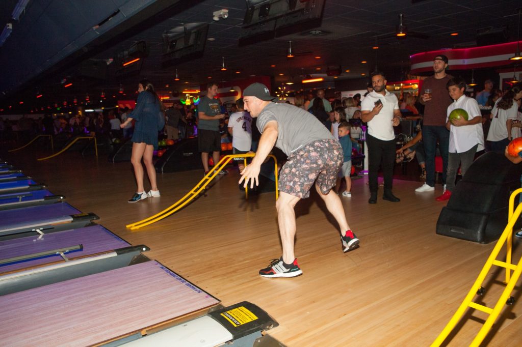 Alex Bregman Bowling at George Springer’s Bowling Benefit (Photo by Todd Parker, STP Images)