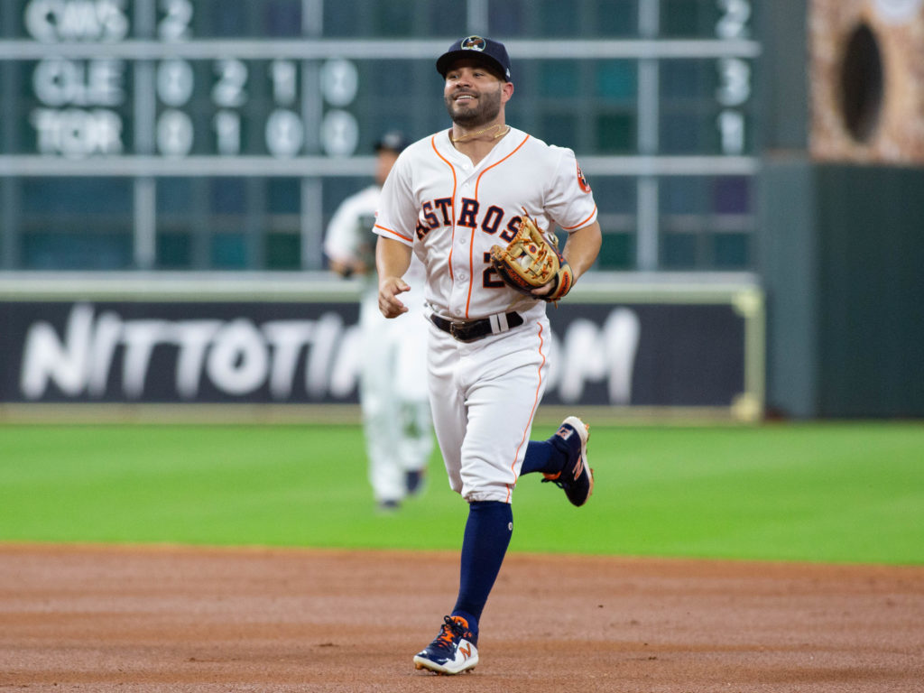 Jose Altuve brings real joy to the Houston Astros lineup. (Photo by F. Carter Smith)