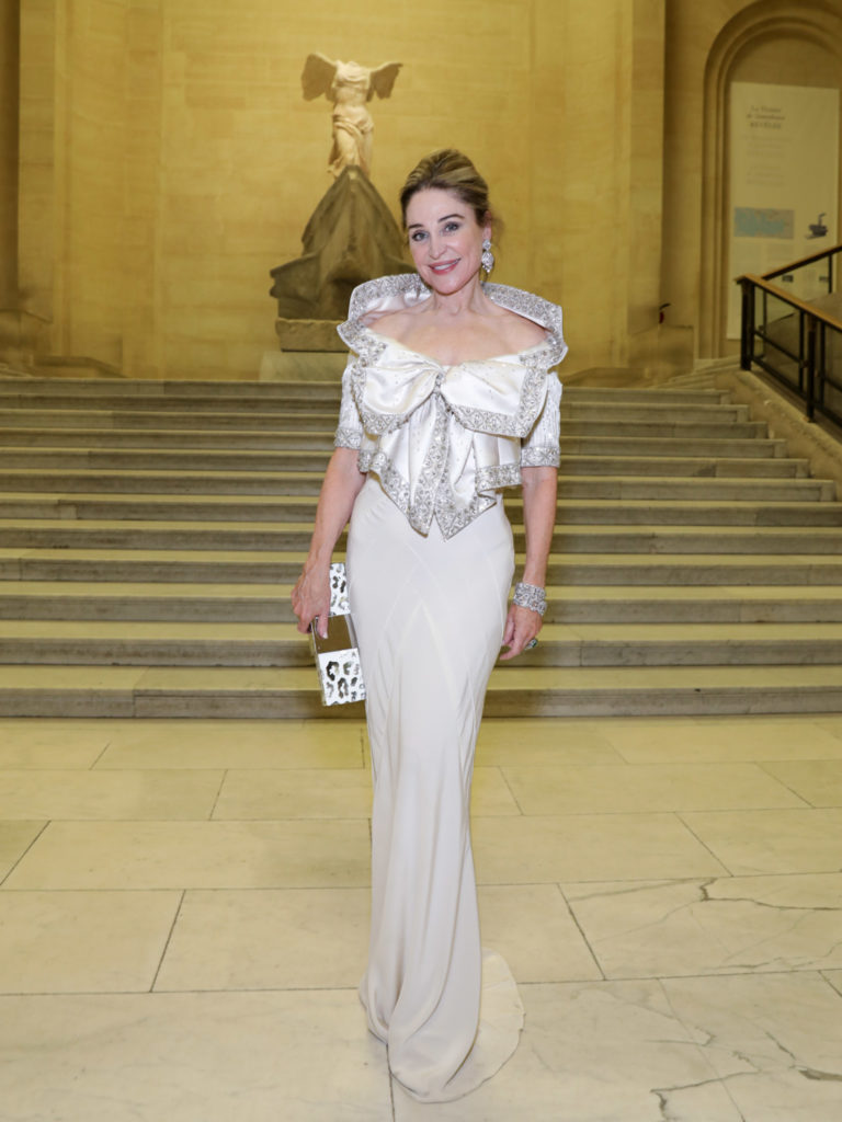 Chair Becca Cason Thrash at Liaisons au Louvre IV, 2017. (Photo by Francois Goize)