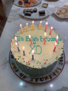 Billy’s birthday cake.