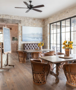 Casual dining area (Photo by Michael Hunter)
