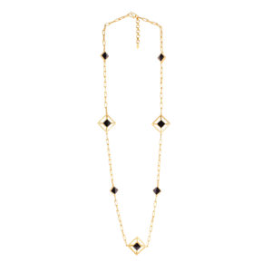 Christina Greene, Carina Necklace in Black Onyx, $350; photo credit Kristen Eide
