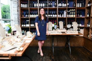 Houston based jewelry designer Christina Greene Collections   at a’Bouzy(2); photo credit Daniel Ortiz