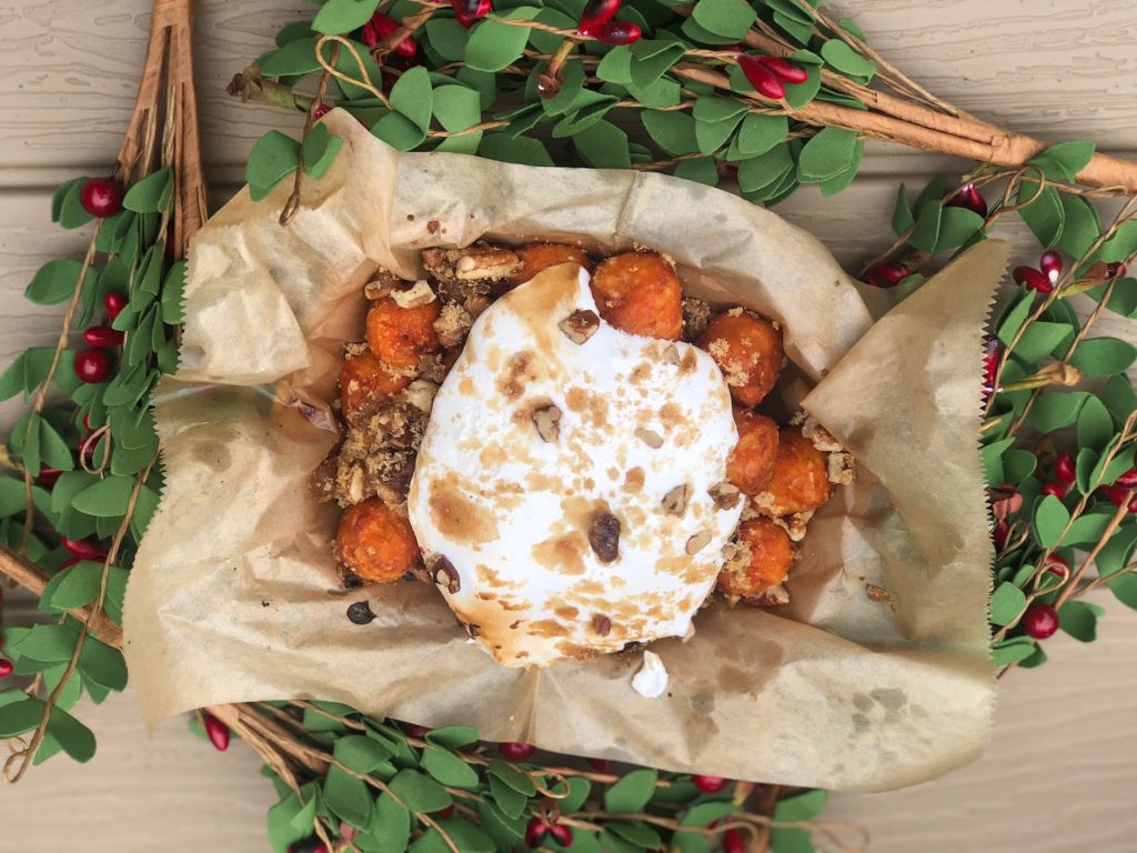 The Holiday Style sweet potato tots are addicting.