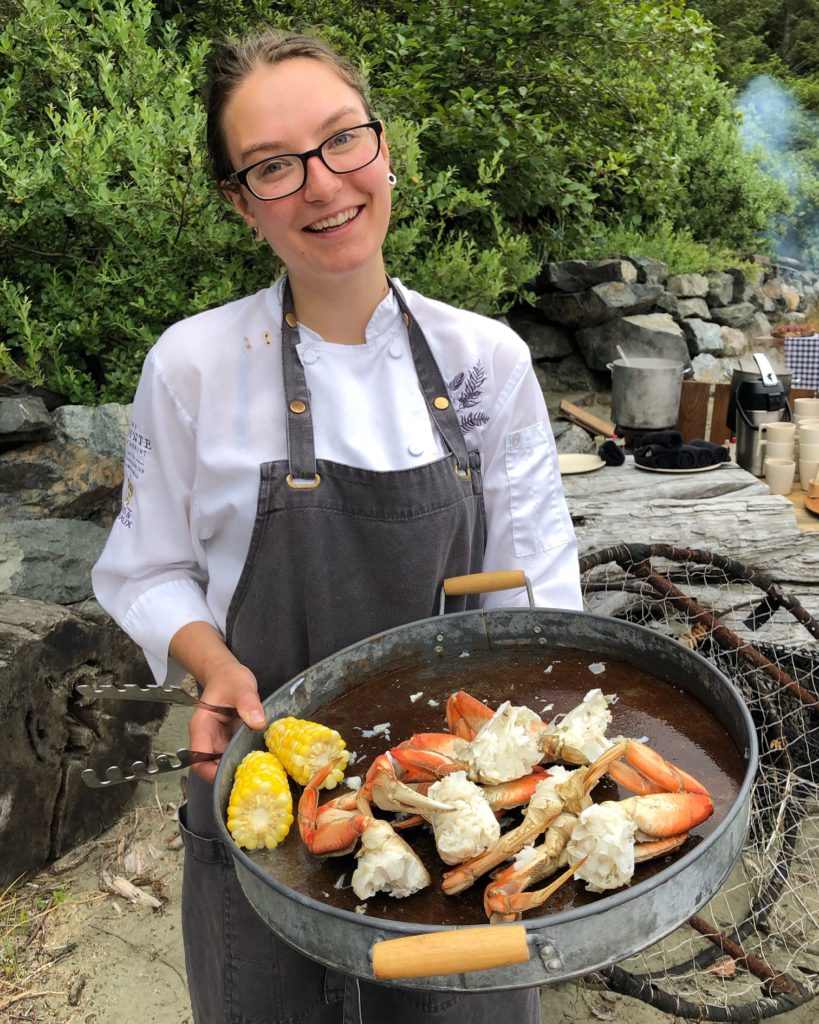 Dungeness crab cookouts are a weekly diversion at the Wickaninnish Inn. (Photo by Shelby Hodge)