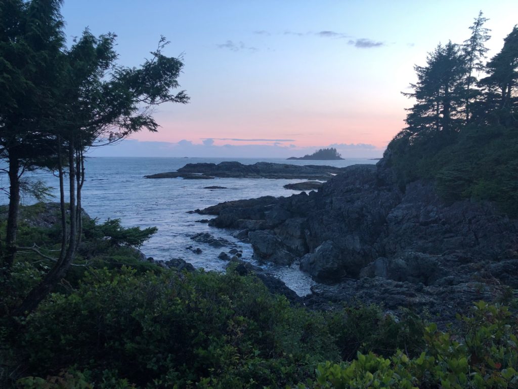 The serenity of the Tofino shoreline is a draw for those seeking R&R. (Photo by Shelby Hodge)
