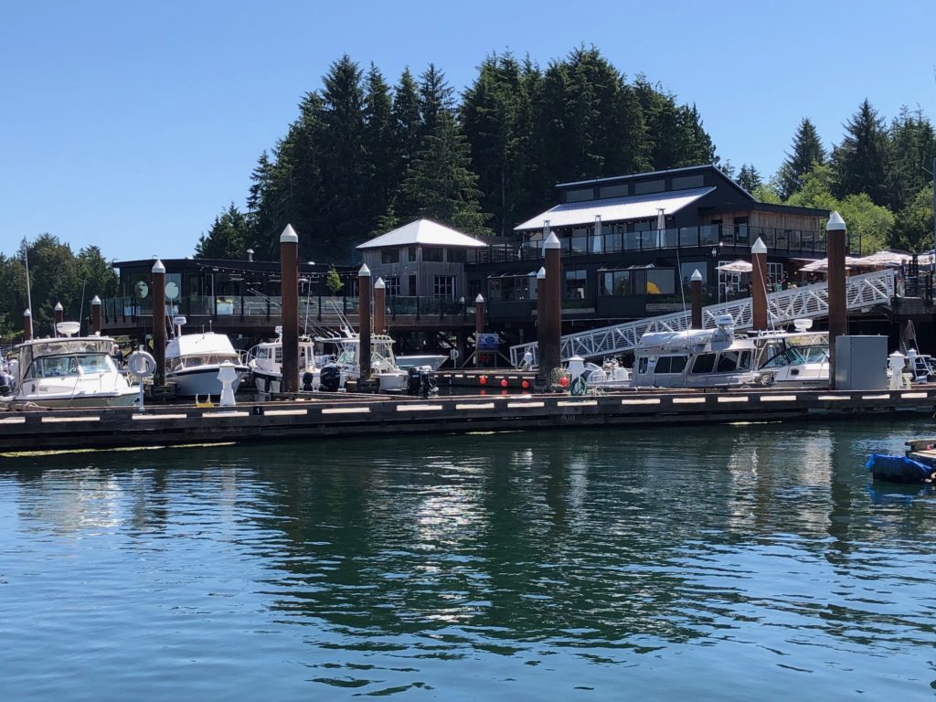 Fishing boats for sport and commercial fishermen depart from the Tofino dock early each morning. (Photo by Shelby Hodge)