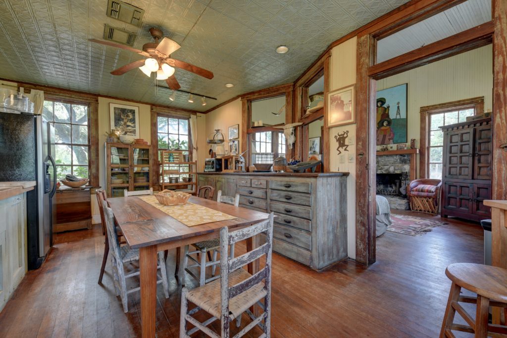 The country kitchen opens to the living room.(Photo by John Deans, Deans Imaging)