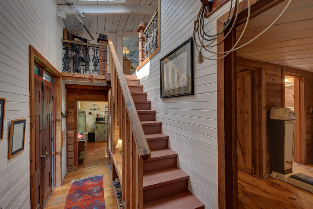 The entry hall of the main house.  (Photo by John Deans, Deans Imaging)