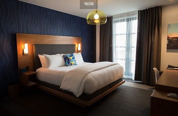 Most rooms, including suites, have balconies with views of Austin. (Hotel Eleven photo)