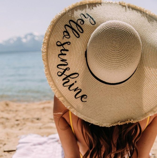 Kate spade sales hello sunshine hat