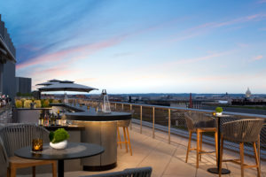 Conrad hotel rooftop bar