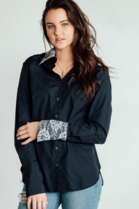 The Coco shirt channels Coco Chanel.