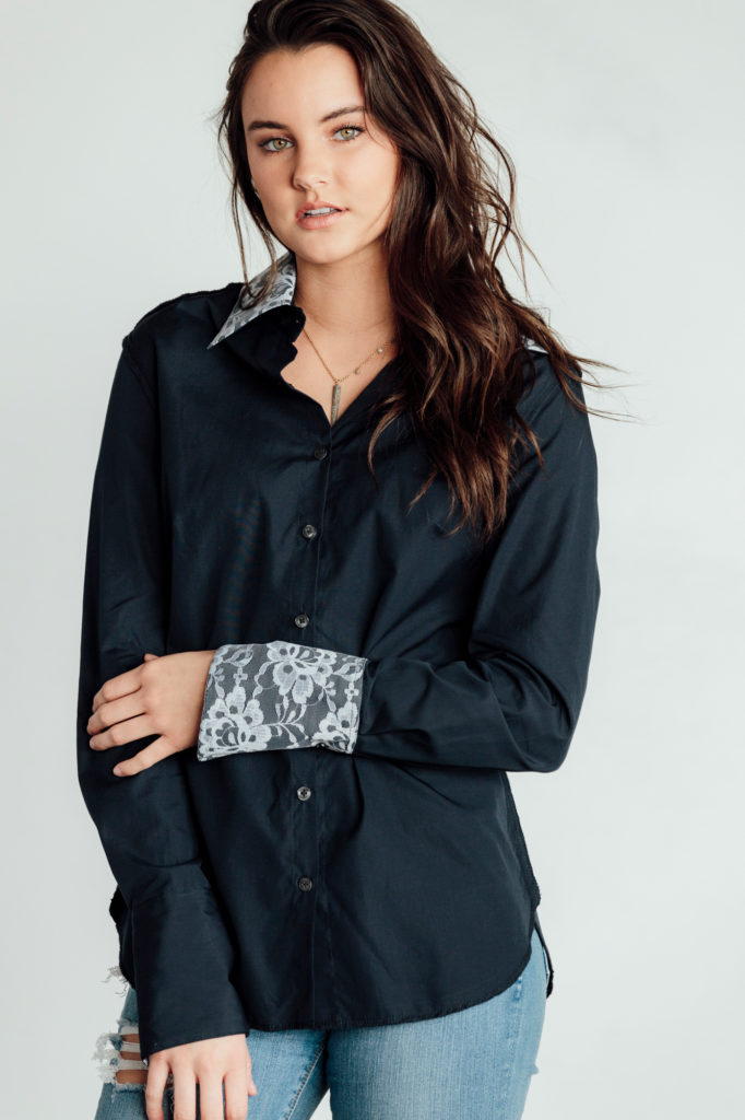 The Coco shirt channels Coco Chanel. 