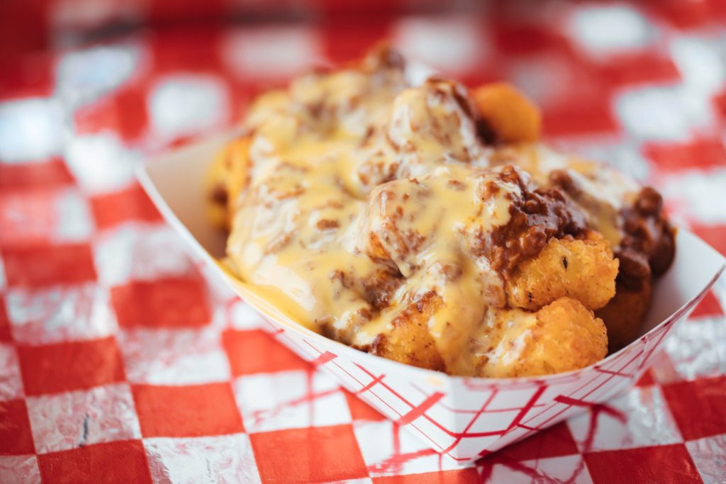 Chili Cheese Tots. Photo by Kathy Tran