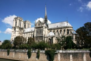 Notre-Dame de Paris, which dates from the 12th century, is a UNESCO World Heritage Site and the most striking surviving work of architecture from the Middle Ages. The Gothic cathedral is also the emblem of the City of Paris, and visited by 14 million pilgrims and tourists annually.