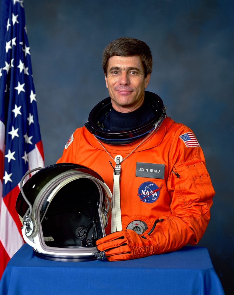 Astronaut John E. Blaha will be the keynote speaker at Moon Day 2019.