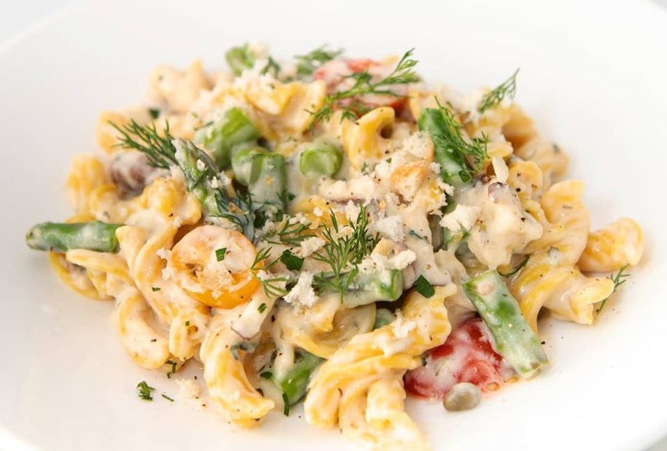 virtual restaurants a&j provisions vegetable tetrazzini