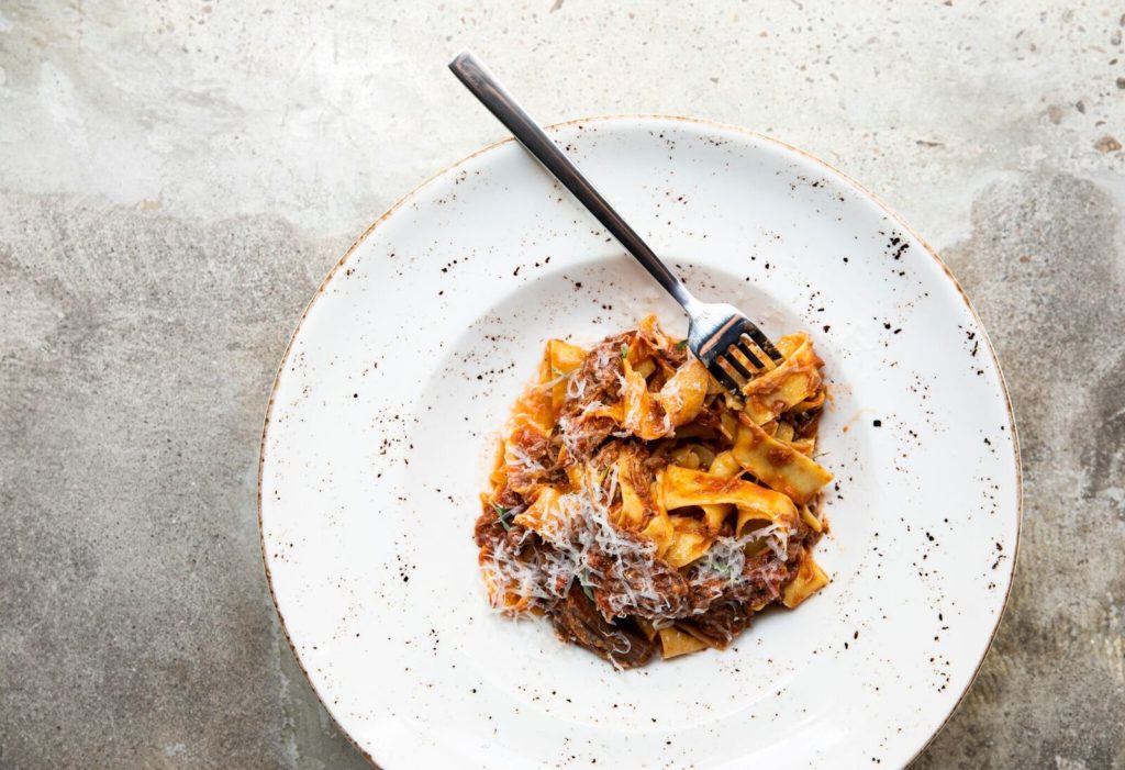 Warehouse 72's menu may be elevated from the original, but you can still expect pasta in a big way. (Photography by Julie Soefer)