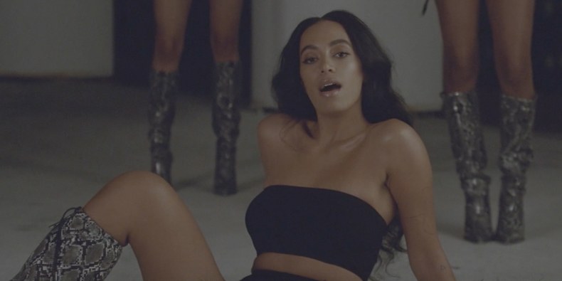 Some scenes looked more like traditional music videos. 