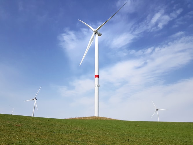 wind turbines