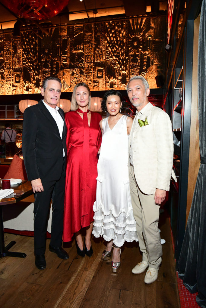 Craig & Tatiana Massey, Duyen & Marc Nguyen attending an event at MAD in 2019 (Photo by Daniel Ortiz)