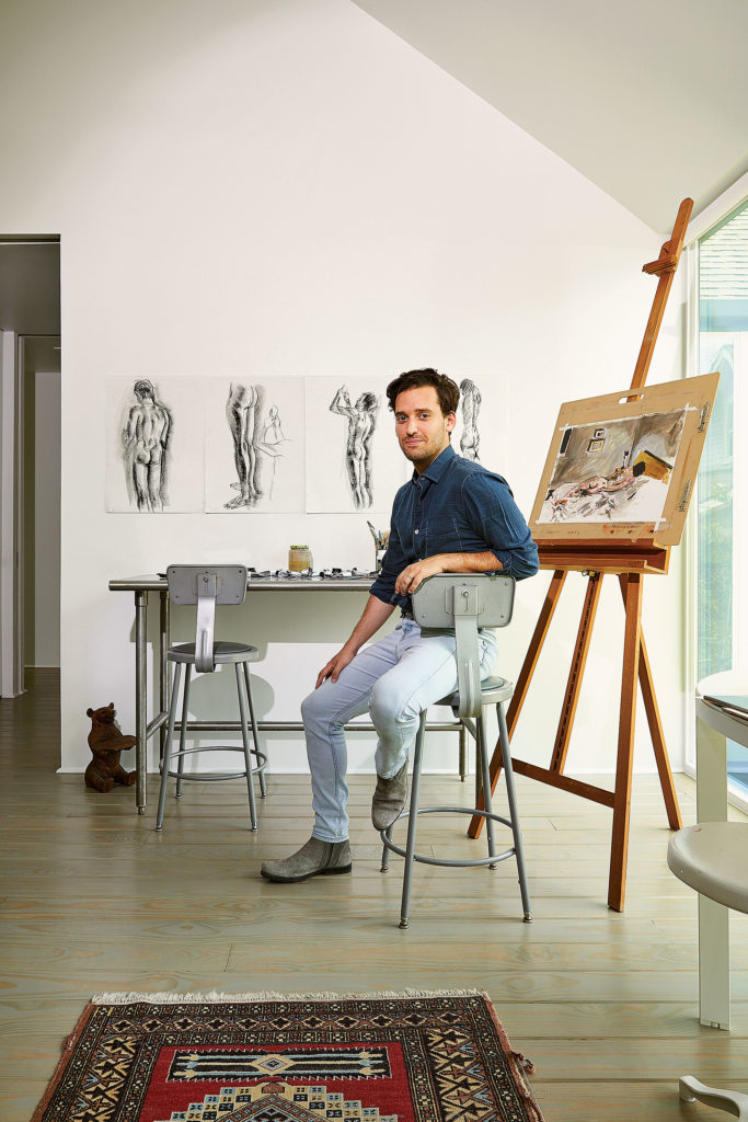 Luis de las Cuevas in his studio. (Photo by Pär Bengtsson)