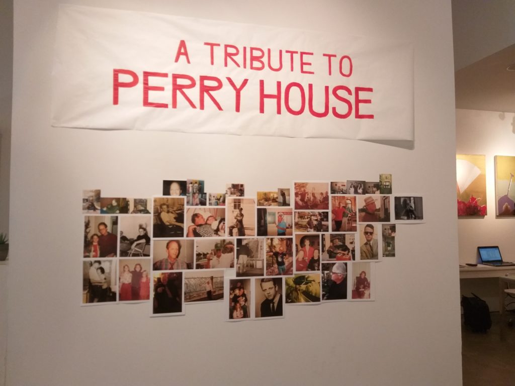 Perry House, a beloved, and exceptionally inventive Houston painter was celebrated in August 2019 with a special exhibition at Deborah Colton Gallery, that also served as the memorial for the long-standing teacher of Houston Community College. Now a series of works from House's signature "Happyville Series" will be shown at Tootsies' Houston boutique. (Photo by CDA) 