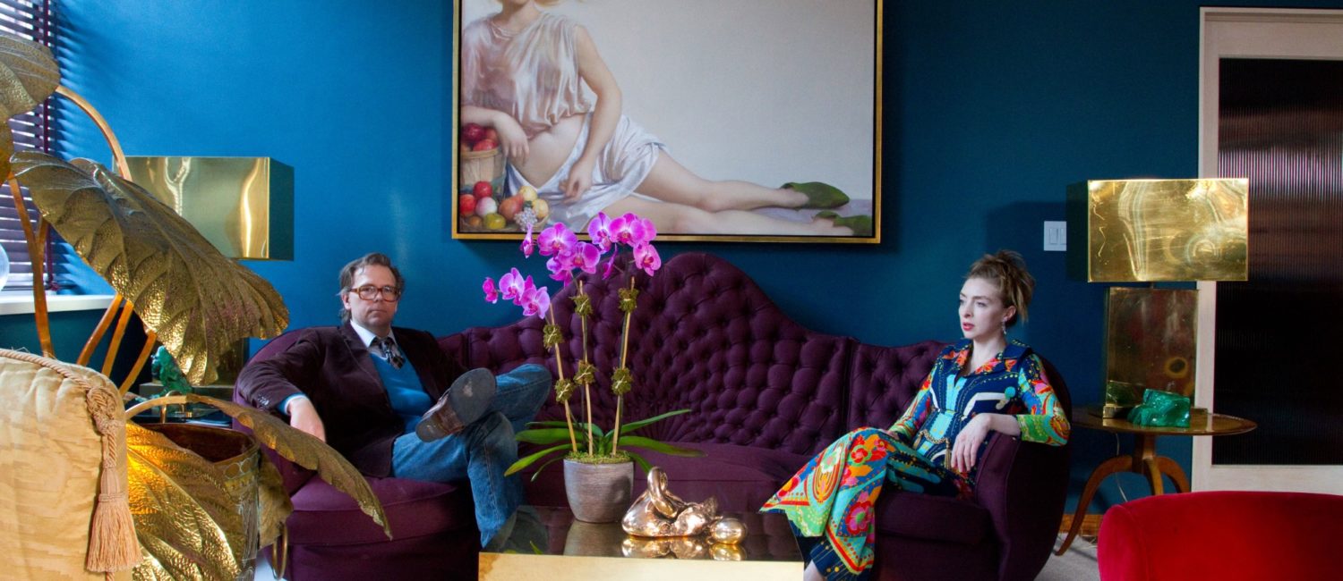 John Currin and wife Rachel Feinstein at home in NYC, 2011. (Photo by Lee Clower for The New York Times)