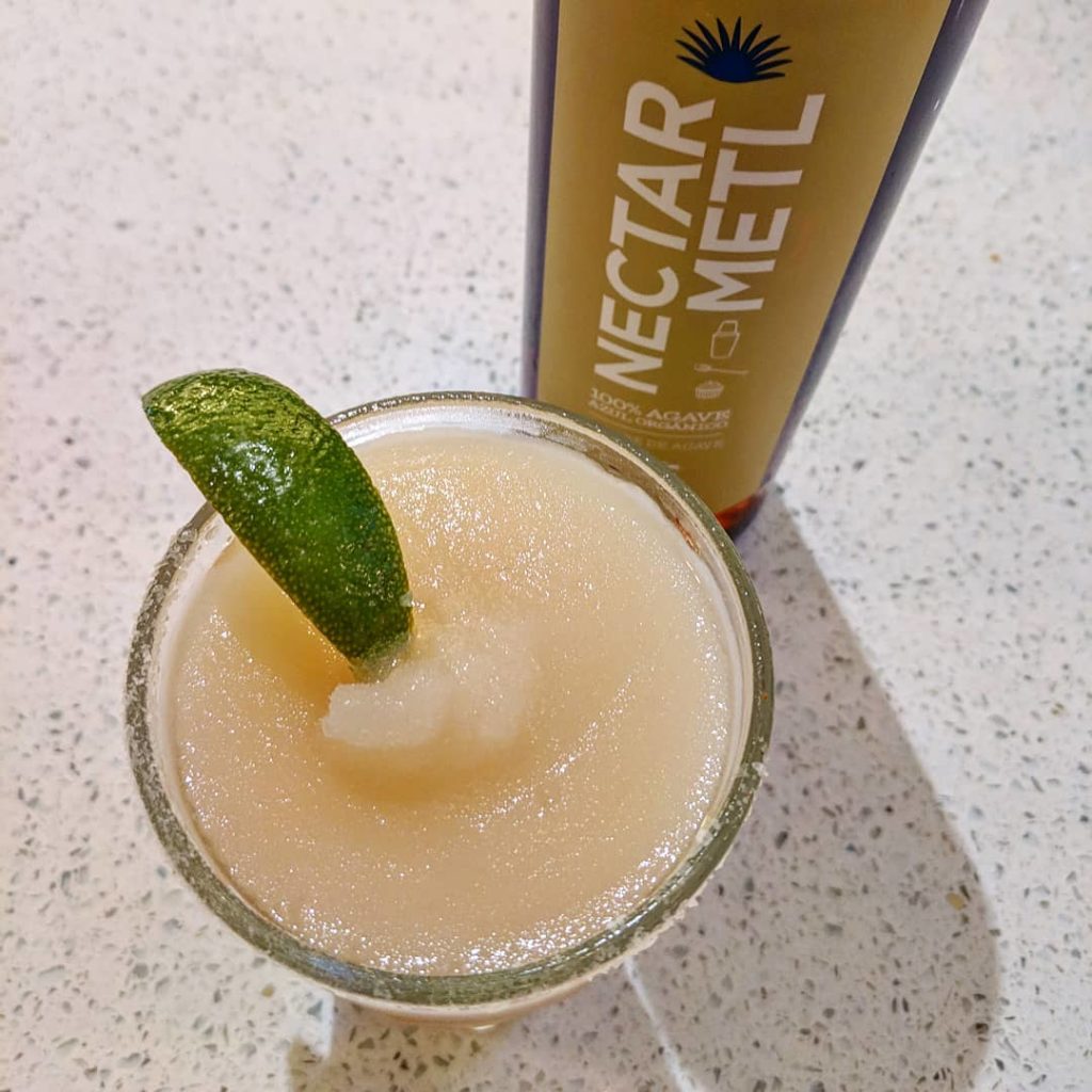 For margaritas, organic ingredients are used such as agave, organic tequila, and orange liqueur. Courtesy of Hugo's