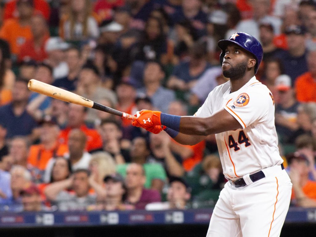 Astros' Yordan Alvarez (neck) misses game at Rays