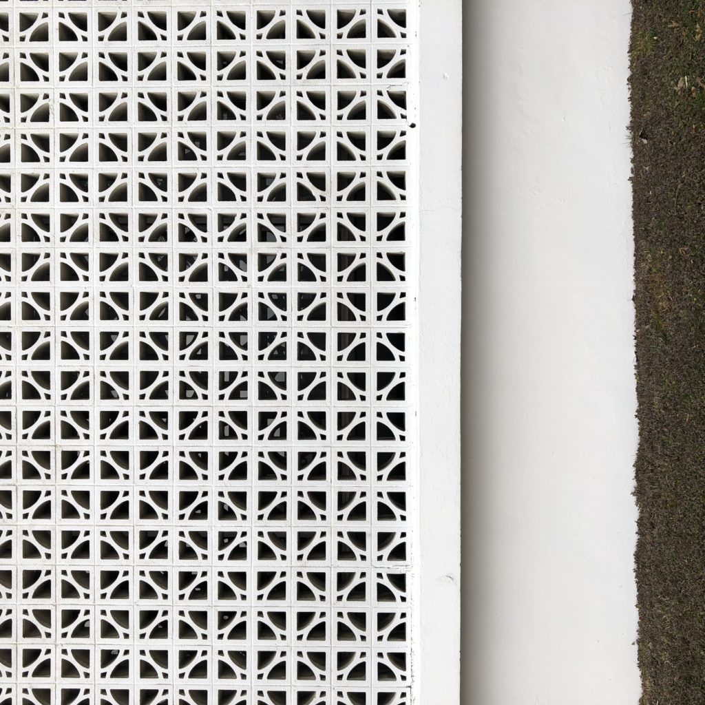 Breeze Blocks of Turley Law Center in Dallas, 1965